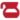 Red background with a simple white heart outline.